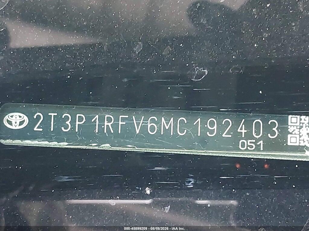 2T3P1RFV6MC192403 2021 TOYOTA RAV4 photo no. 9