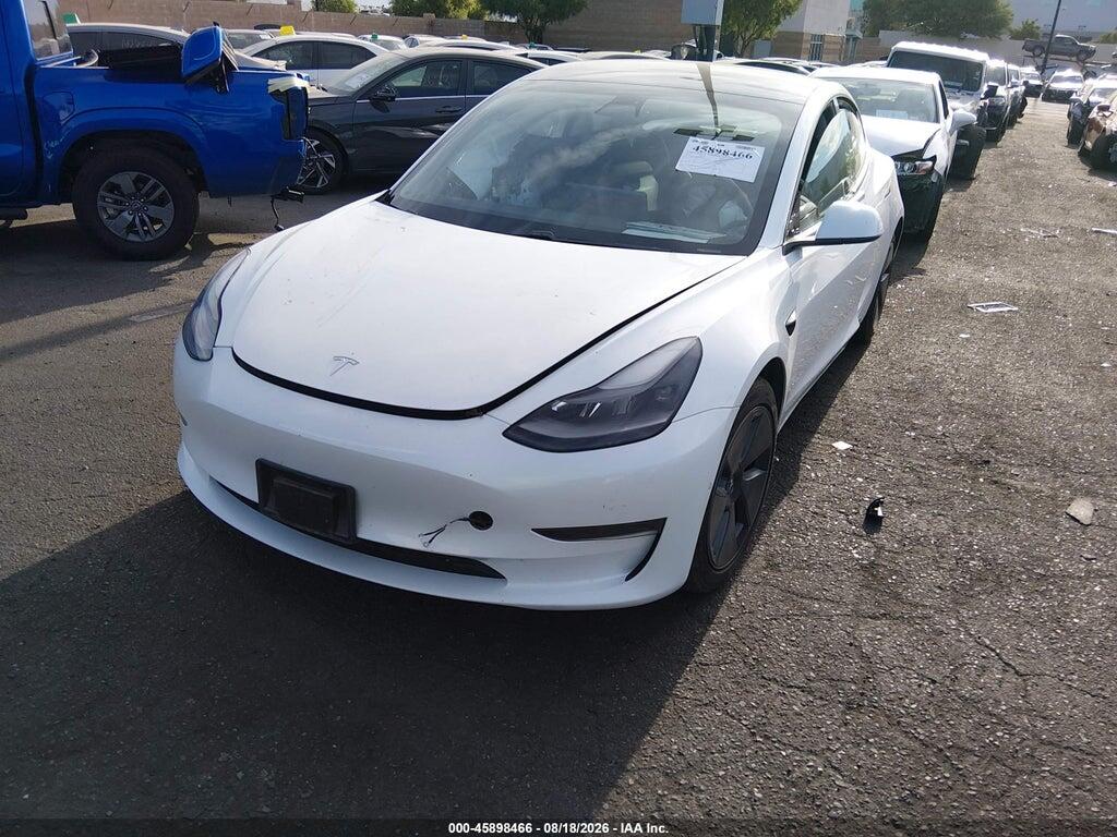 5YJ3E1EA6MF940445 2021 TESLA MODEL 3 photo no. 2