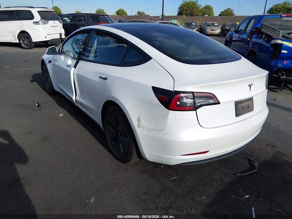 5YJ3E1EA6MF940445 2021 TESLA MODEL 3 photo no. 3