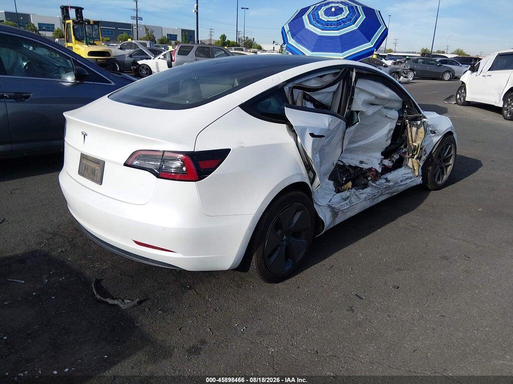 5YJ3E1EA6MF940445 2021 TESLA MODEL 3 photo no. 4