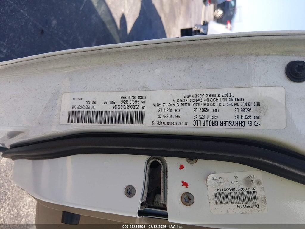 2C3CCAAG7DH659110 2013 CHRYSLER 300 photo no. 9