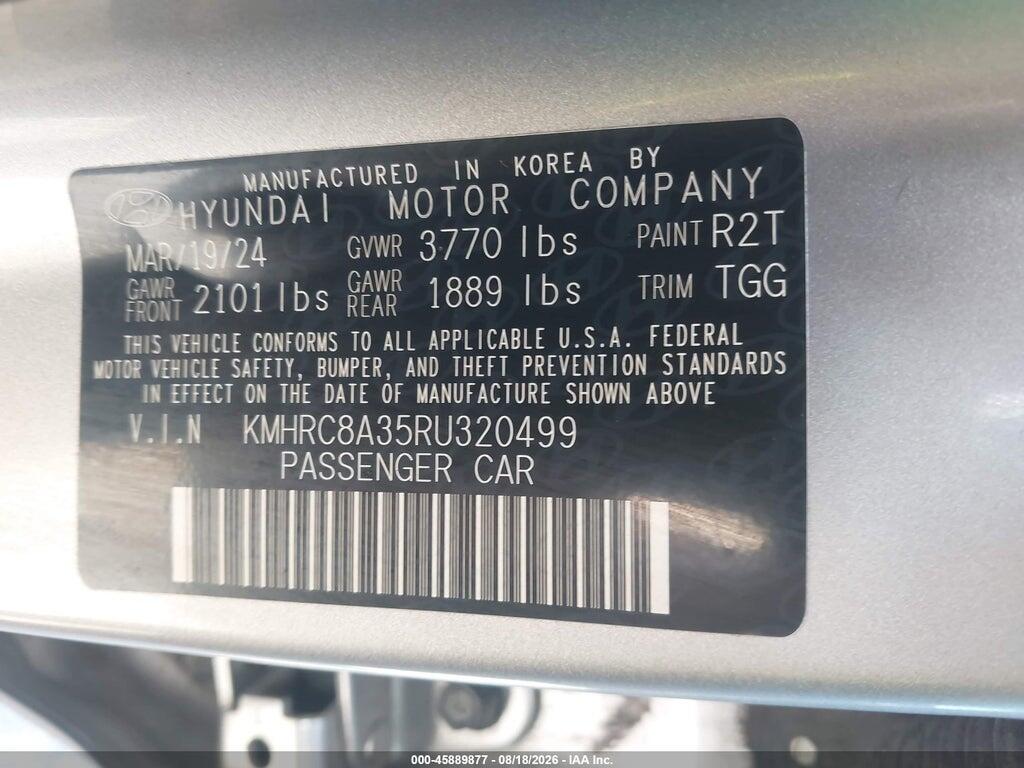 KMHRC8A35RU320499 2024 HYUNDAI VENUE photo no. 9