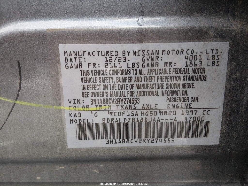 3N1AB8CV2RY274553 2024 NISSAN SENTRA photo no. 9