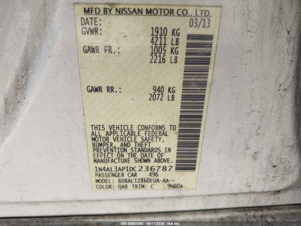 1N4AL3AP1DC236787 2013 NISSAN ALTIMA photo no. 9