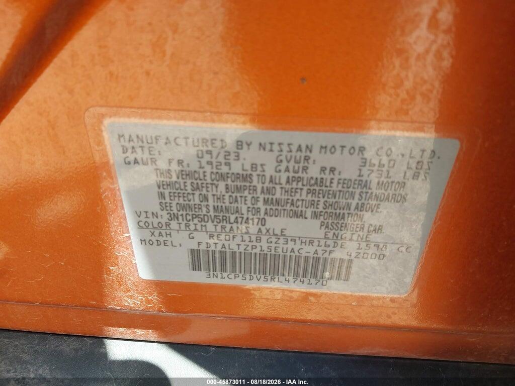 3N1CP5DV5RL474170 2024 NISSAN KICKS photo no. 9