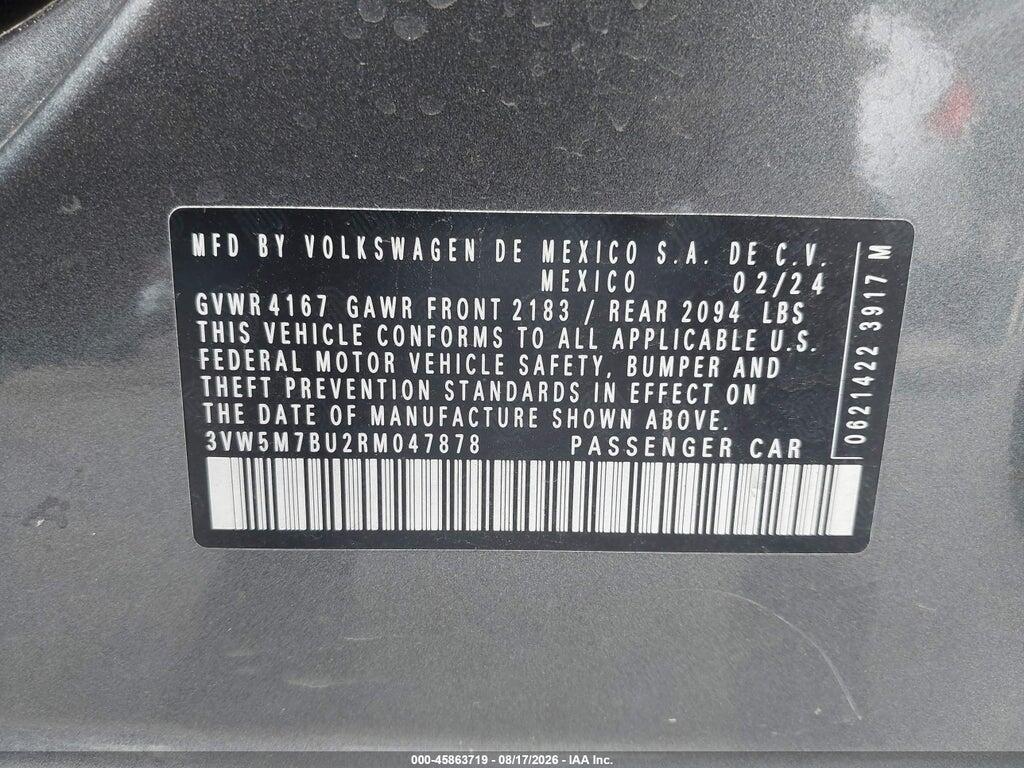 3VW5M7BU2RM047878 2024 VOLKSWAGEN JETTA photo no. 9