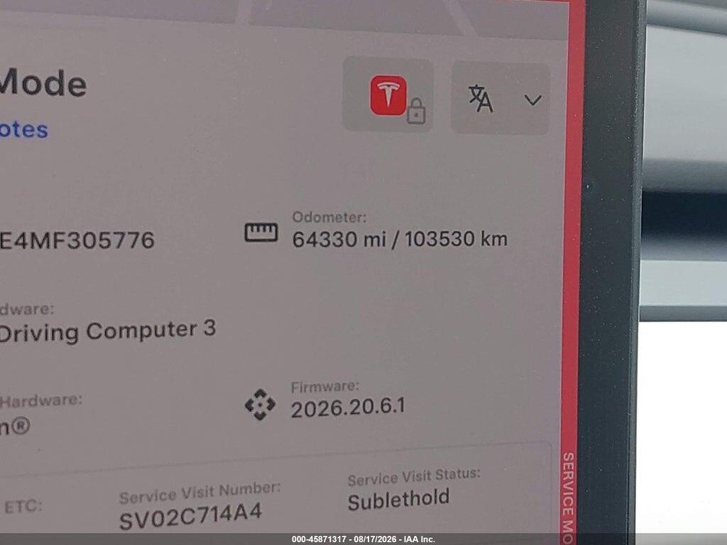 5YJYGDEE4MF305776 2021 TESLA MODEL Y photo no. 7
