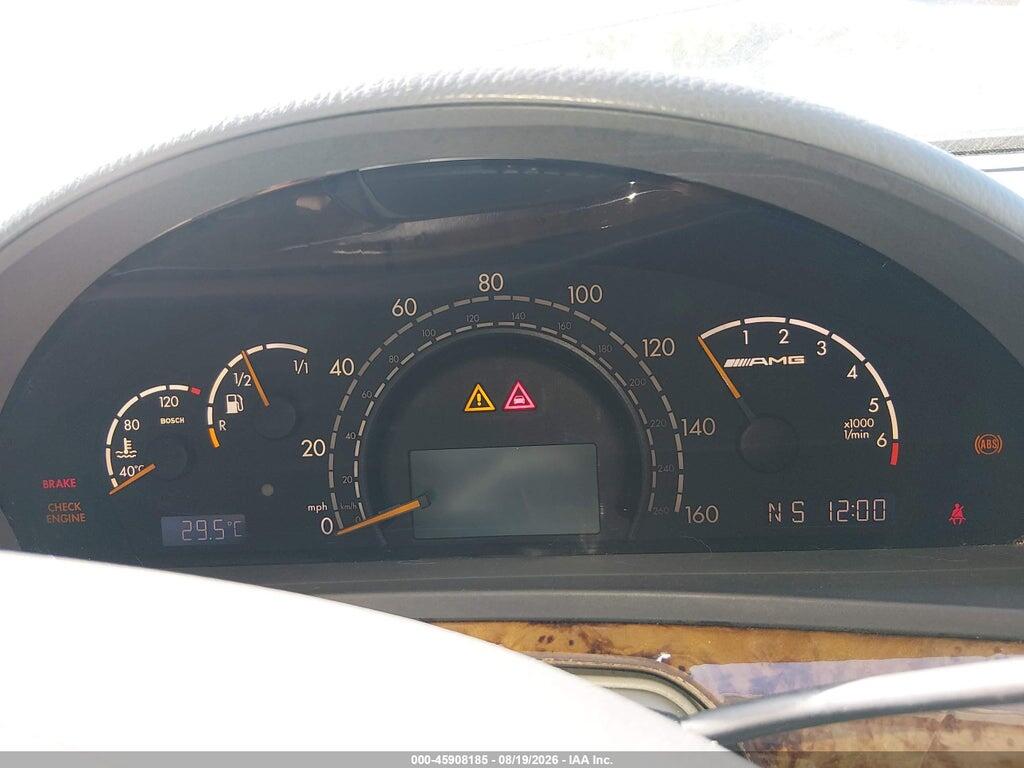 WDBNG73JX2A237184 2002 MERCEDES-BENZ S 55 AMG photo no. 7