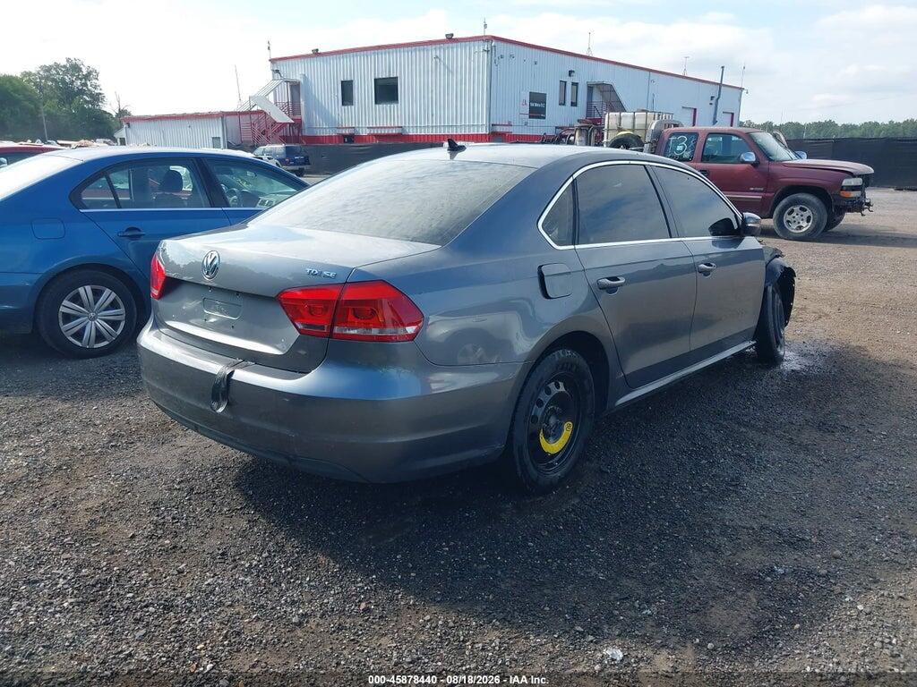 1VWBN7A38DC029937 2013 VOLKSWAGEN PASSAT photo no. 4