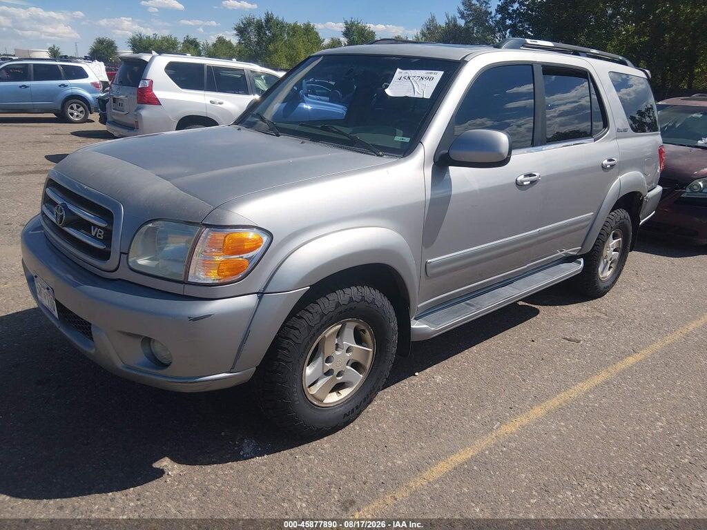 5TDBT48A92S089975 2002 TOYOTA SEQUOIA photo no. 2
