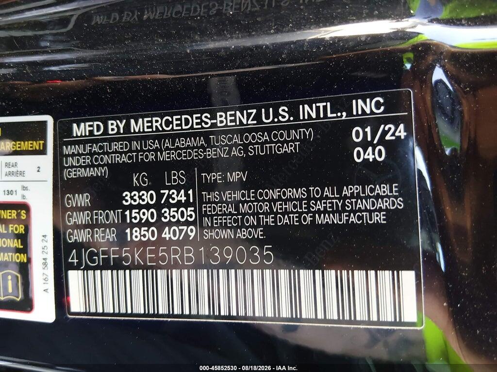 4JGFF5KE5RB139035 2024 MERCEDES-BENZ GLS 450 photo no. 9