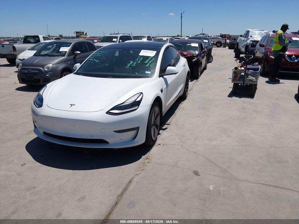 5YJ3E1EB6MF049869 2021 TESLA MODEL 3 photo no. 2