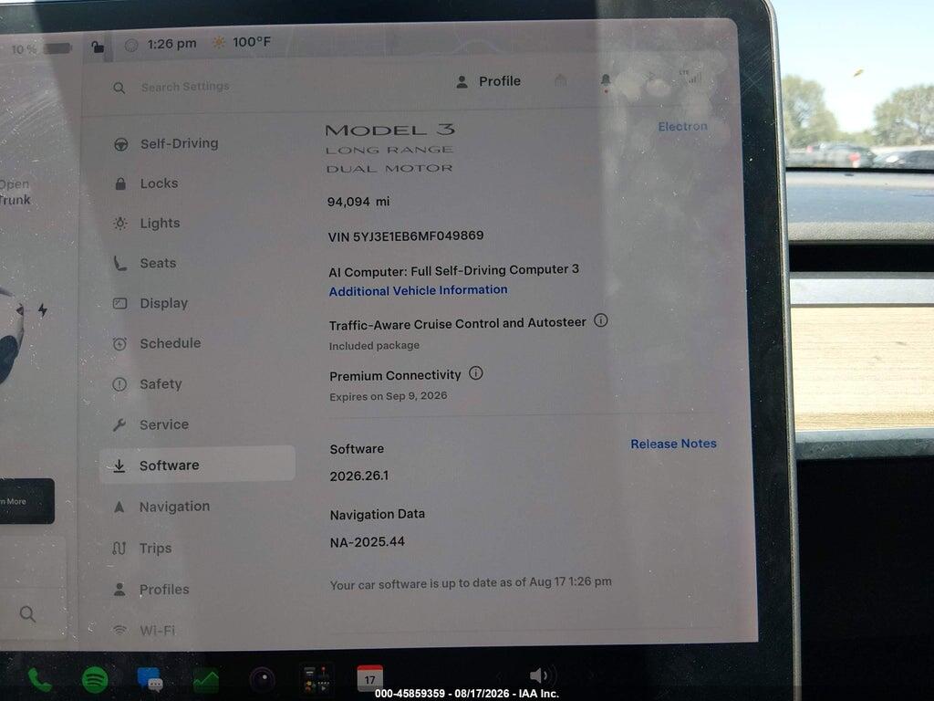 5YJ3E1EB6MF049869 2021 TESLA MODEL 3 photo no. 7