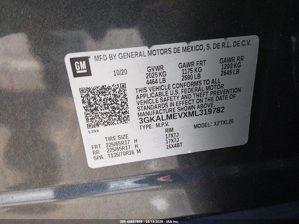 3GKALMEVXML319782 2021 GMC TERRAIN photo no. 9