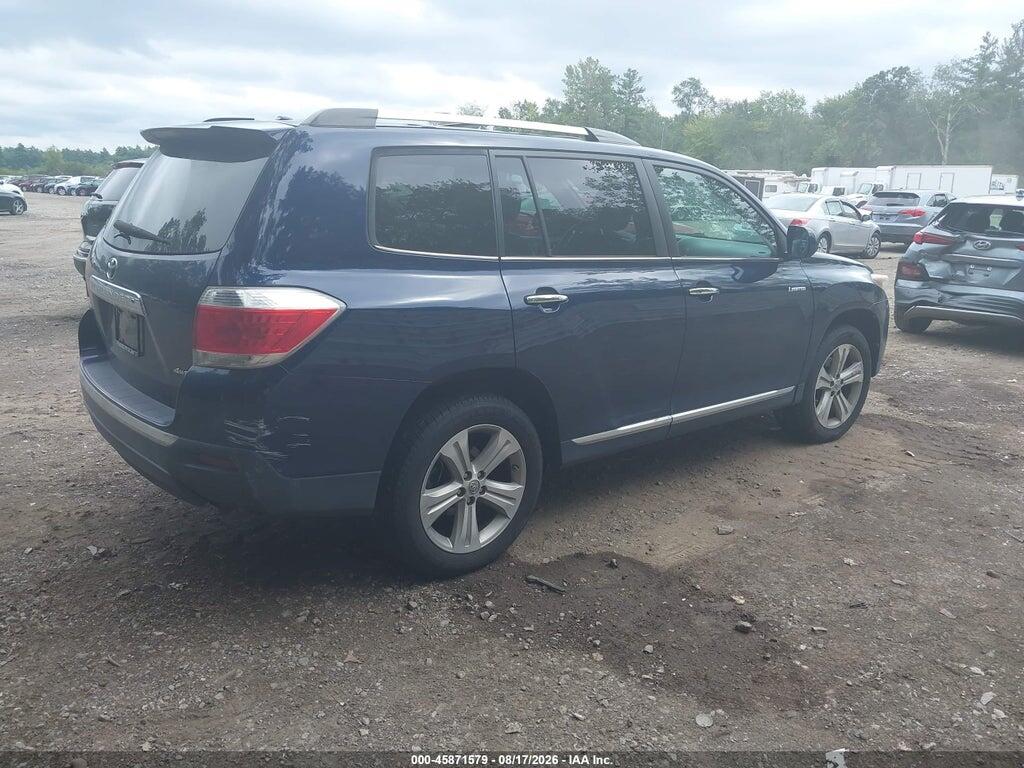 5TDDK3EH8DS245076 2013 TOYOTA HIGHLANDER photo no. 4