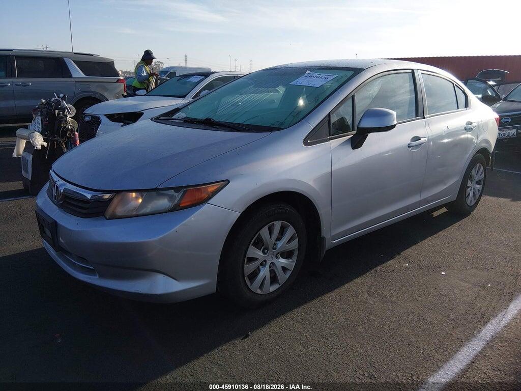 2HGFB2F58CH570977 2012 HONDA CIVIC photo no. 2