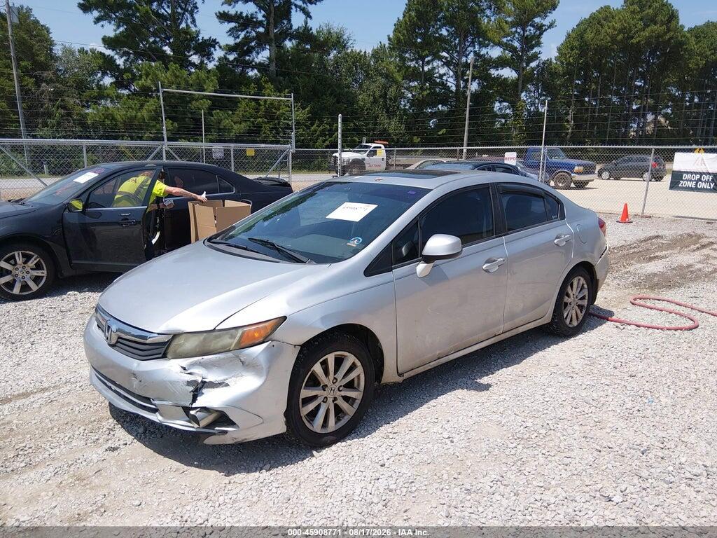 19XFB2F80CE019723 2012 HONDA CIVIC photo no. 2