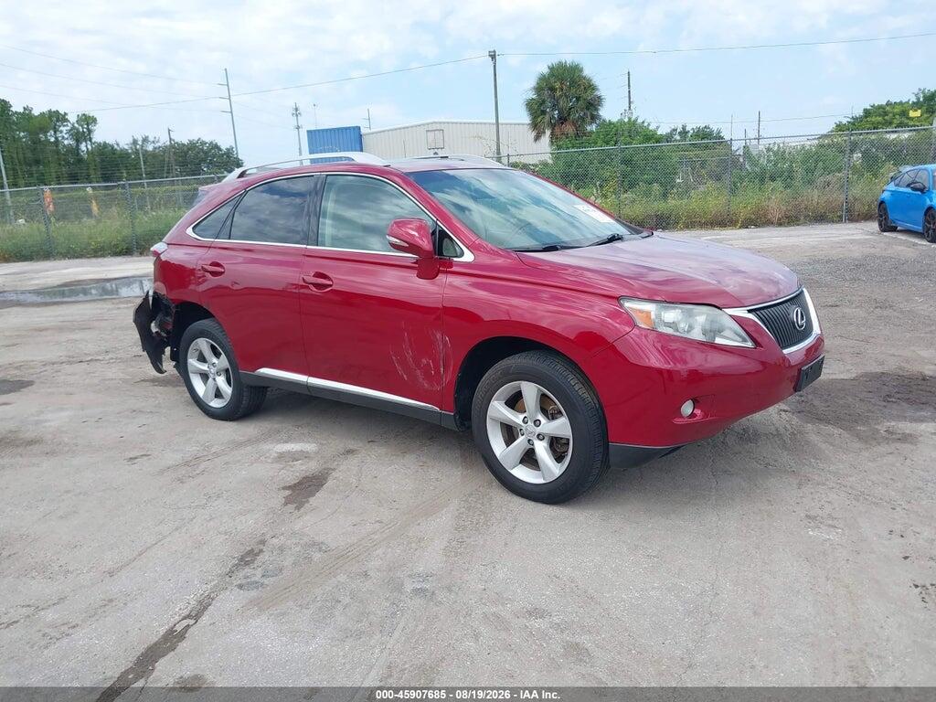 2T2ZK1BA7CC080836 2012 LEXUS RX photo no. 1