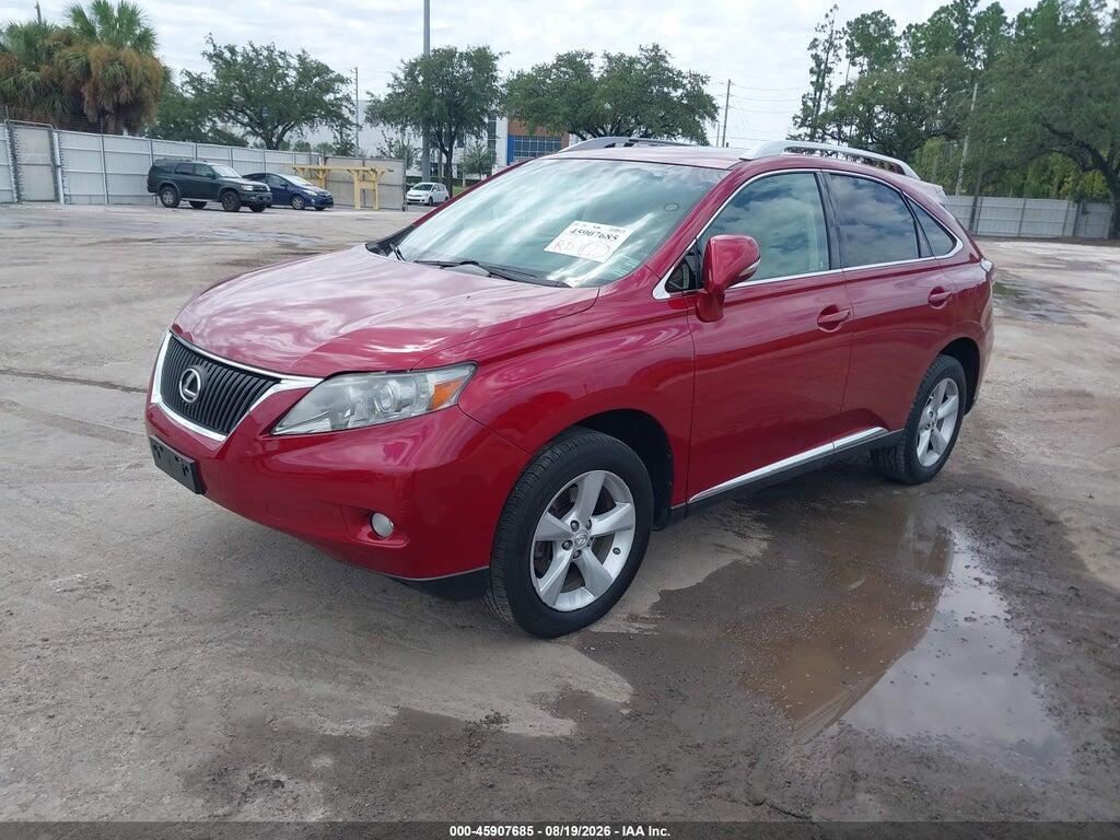 2T2ZK1BA7CC080836 2012 LEXUS RX photo no. 2