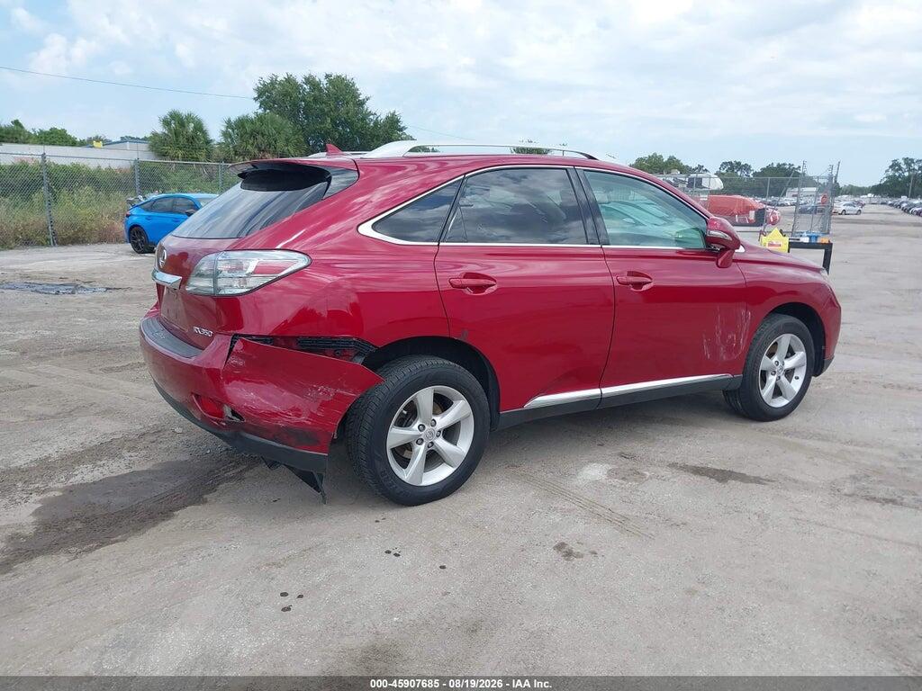 2T2ZK1BA7CC080836 2012 LEXUS RX photo no. 4
