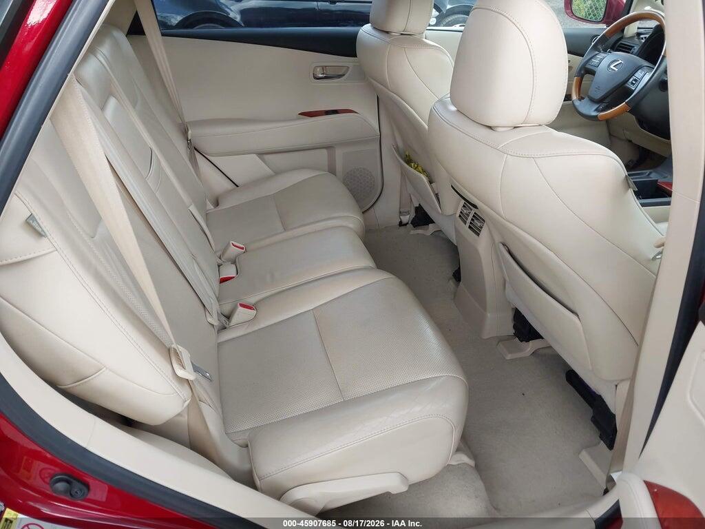 2T2ZK1BA7CC080836 2012 LEXUS RX photo no. 8