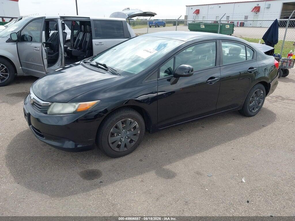 19XFB2F59CE101245 2012 HONDA CIVIC photo no. 2
