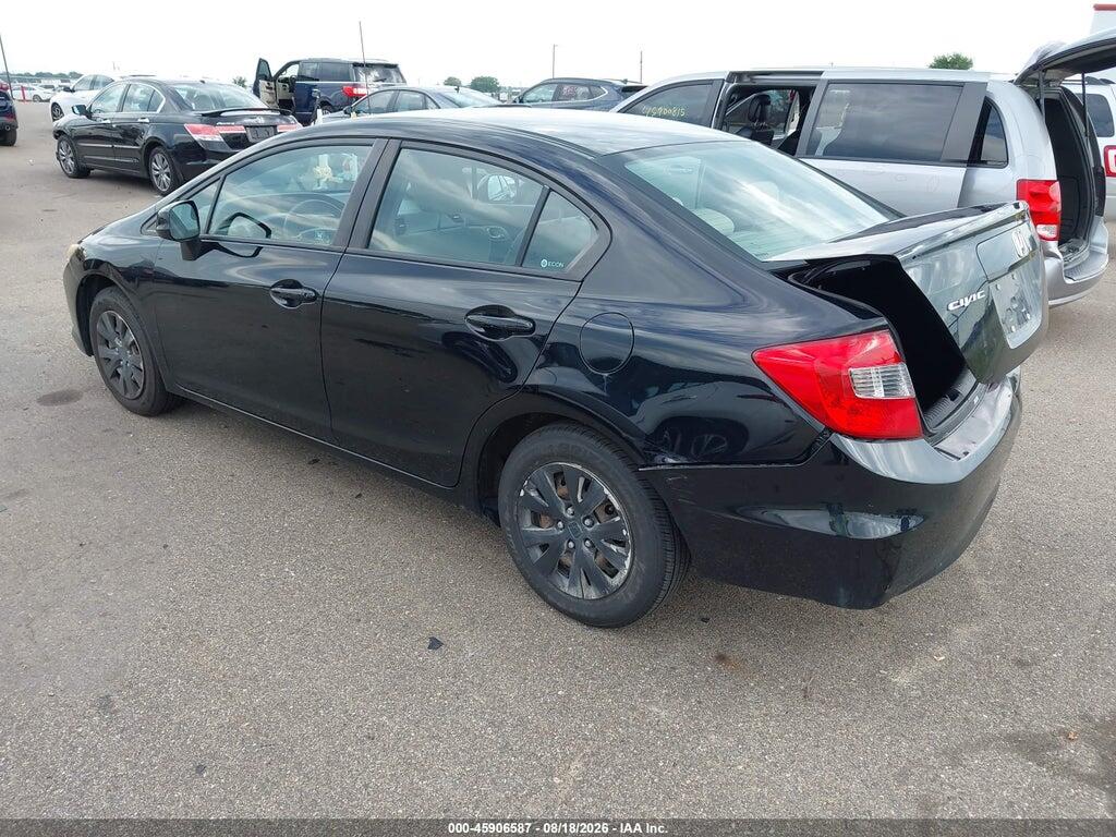 19XFB2F59CE101245 2012 HONDA CIVIC photo no. 3