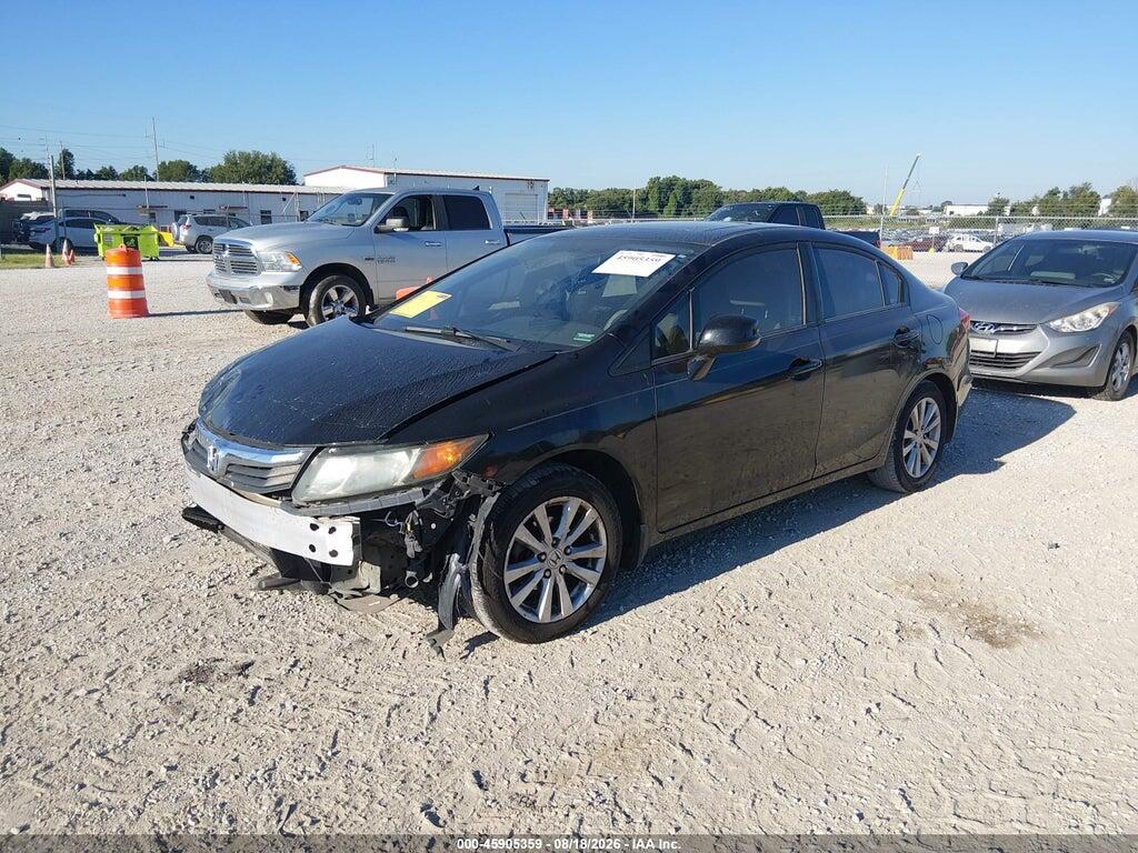 19XFB2F85CE105738 2012 HONDA CIVIC photo no. 2