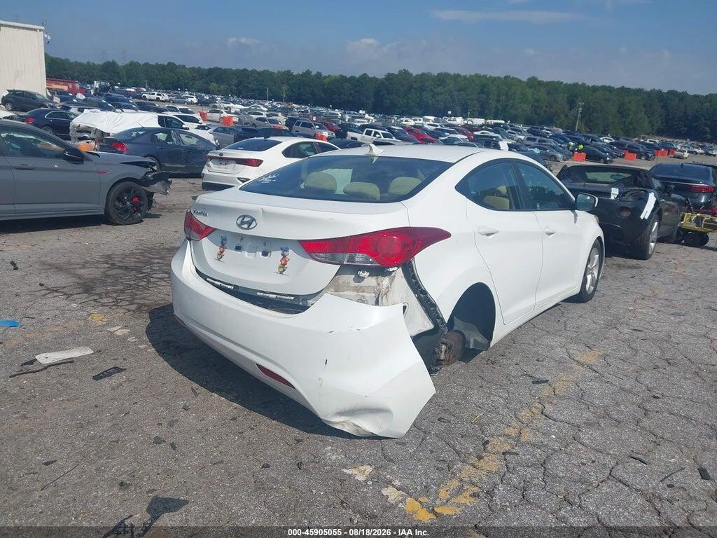 5NPDH4AE6CH110876 2012 HYUNDAI ELANTRA photo no. 4
