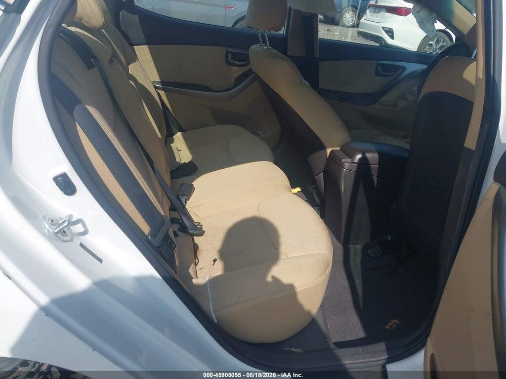 5NPDH4AE6CH110876 2012 HYUNDAI ELANTRA photo no. 8