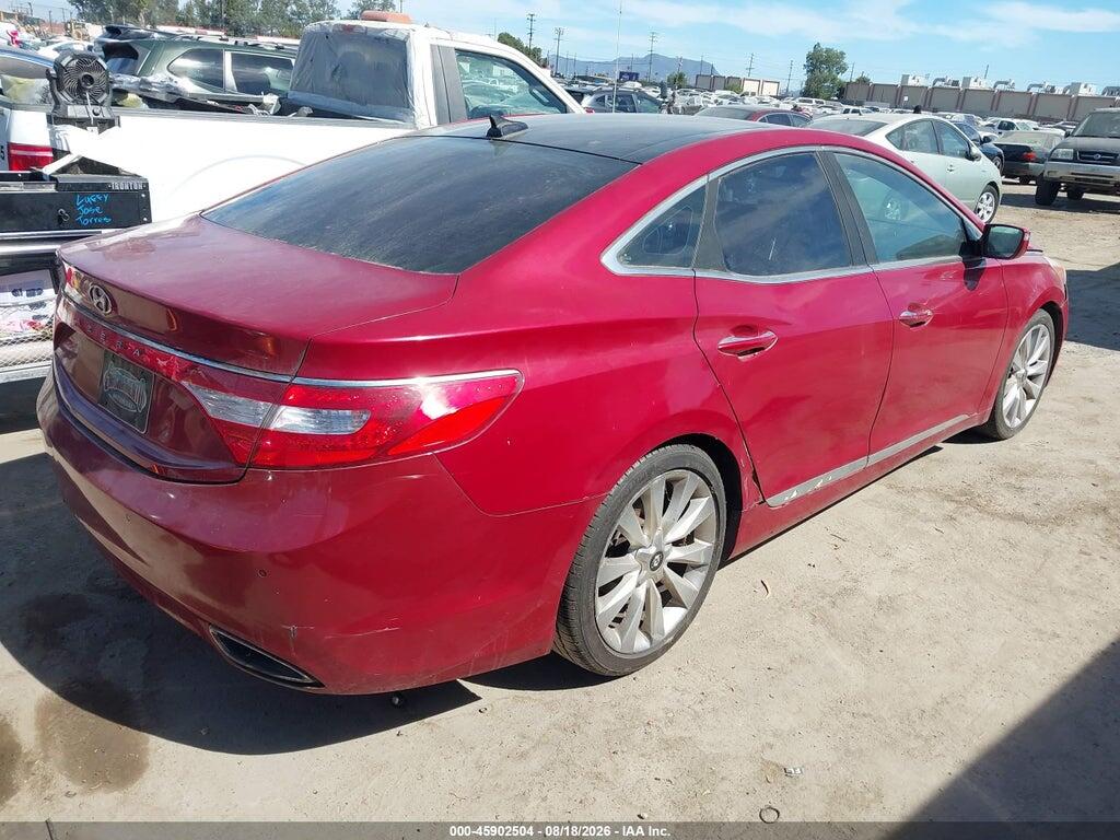 KMHFH4JG2CA124626 2012 HYUNDAI AZERA photo no. 4