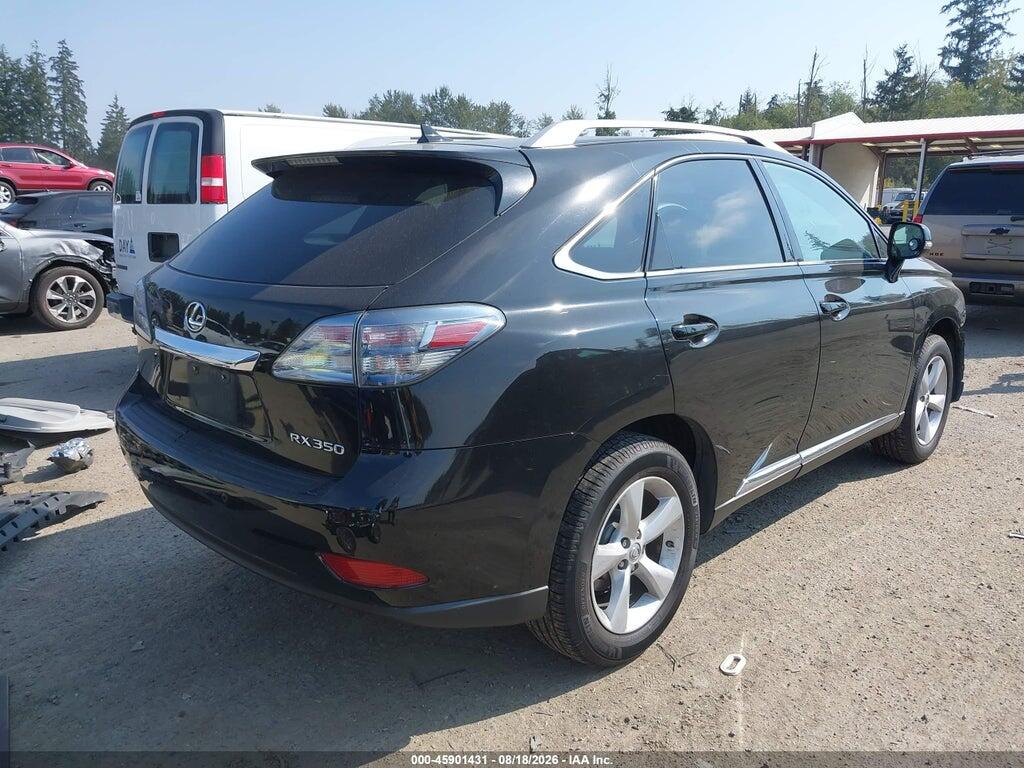 2T2BK1BA1CC137985 2012 LEXUS RX 350 photo no. 4