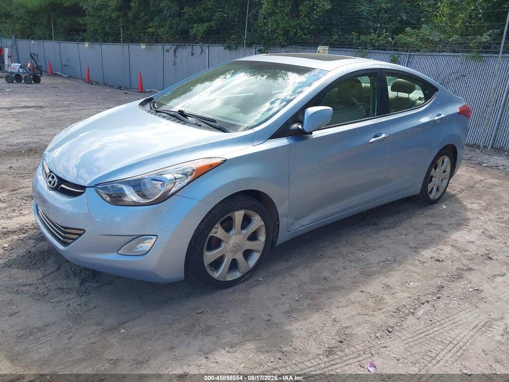 KMHDH4AE7CU441001 2012 HYUNDAI ELANTRA photo no. 2