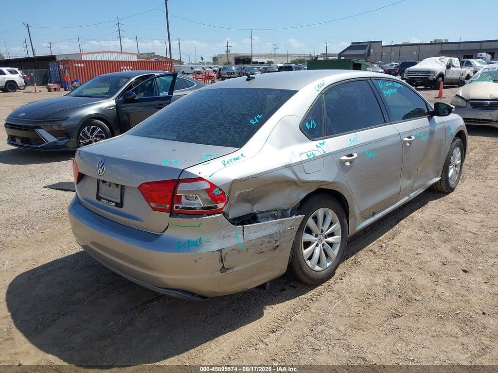 1VWAH7A37CC096501 2012 VOLKSWAGEN PASSAT photo no. 4