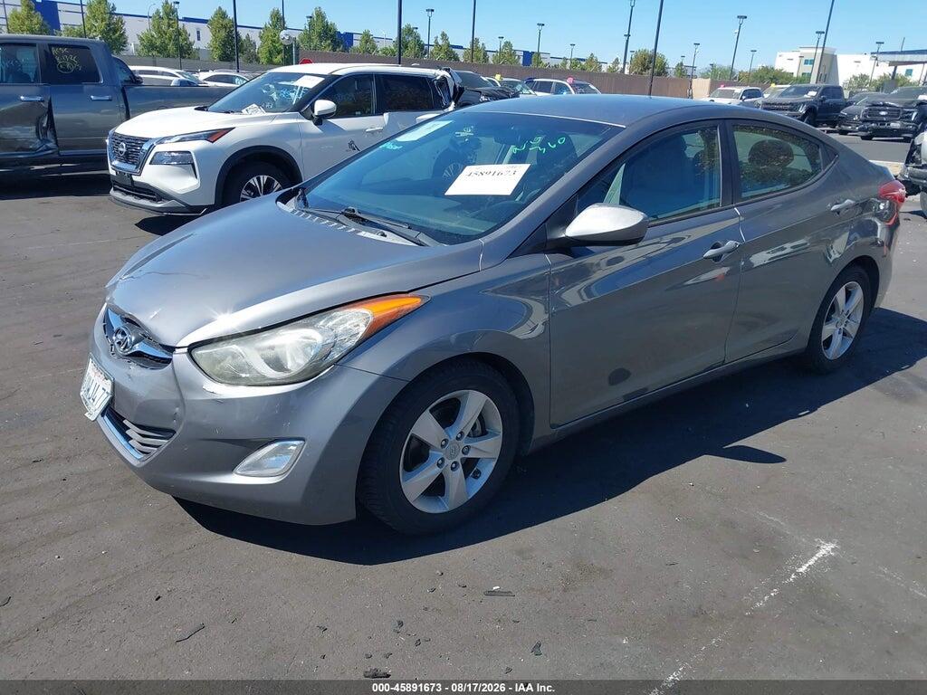 5NPDH4AEXCH124425 2012 HYUNDAI ELANTRA photo no. 2