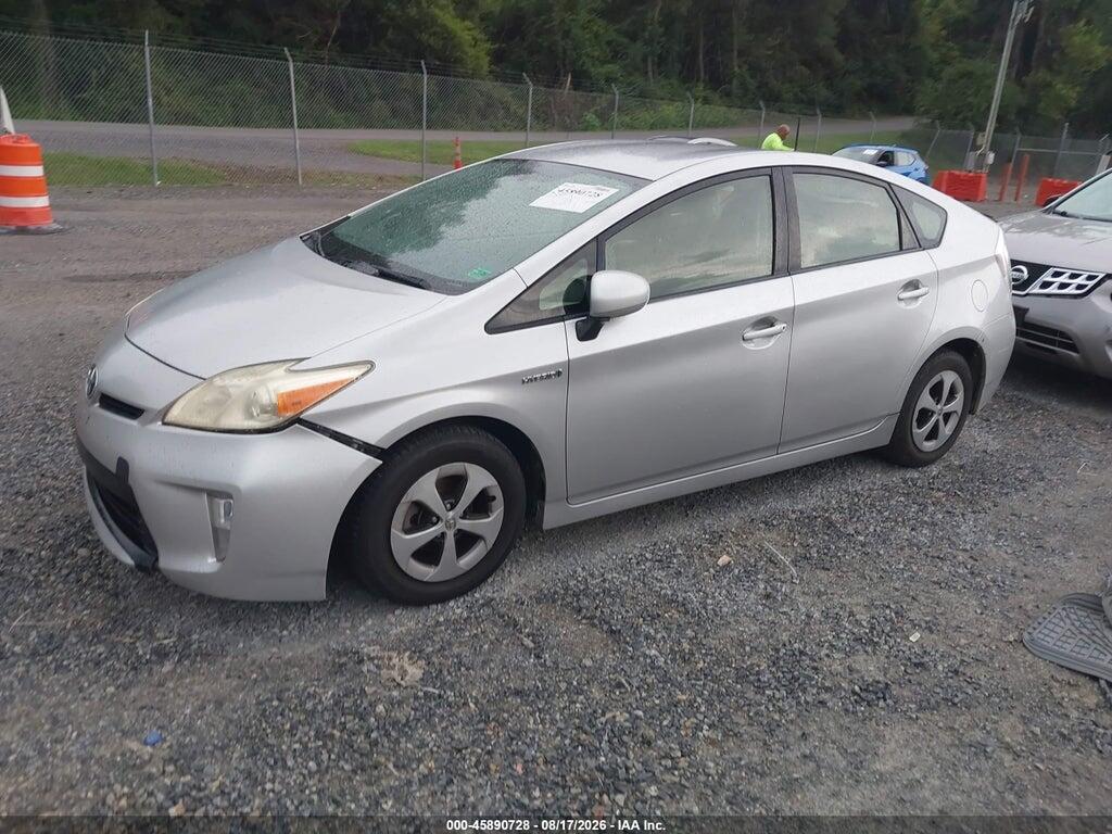 JTDKN3DU2C5509877 2012 TOYOTA PRIUS photo no. 2