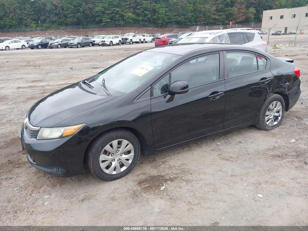 2HGFB2F59CH305422 2012 HONDA CIVIC photo no. 2