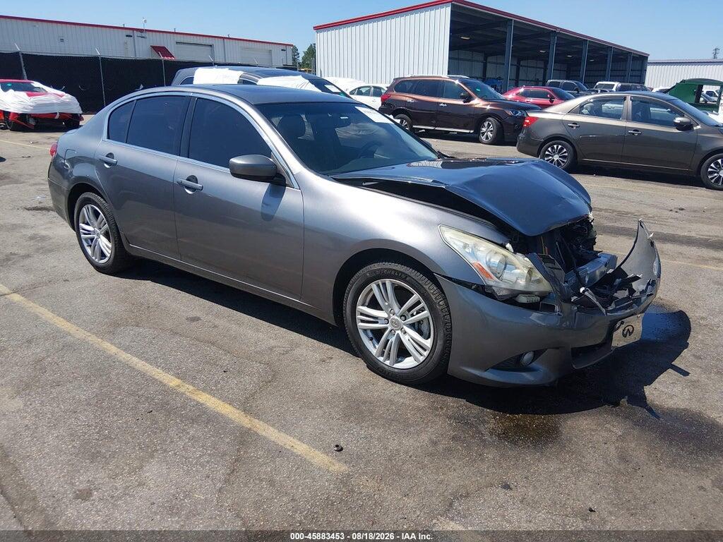 2012 INFINITI G25X JN1DV6AR0CM861245
