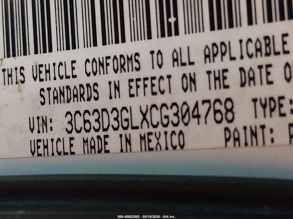 3C63D3GLXCG304768 2012 RAM 3500 photo no. 8