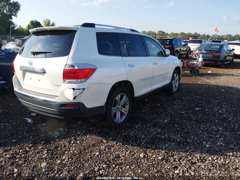 5TDDK3EH0CS118241 2012 TOYOTA HIGHLANDER photo no. 4