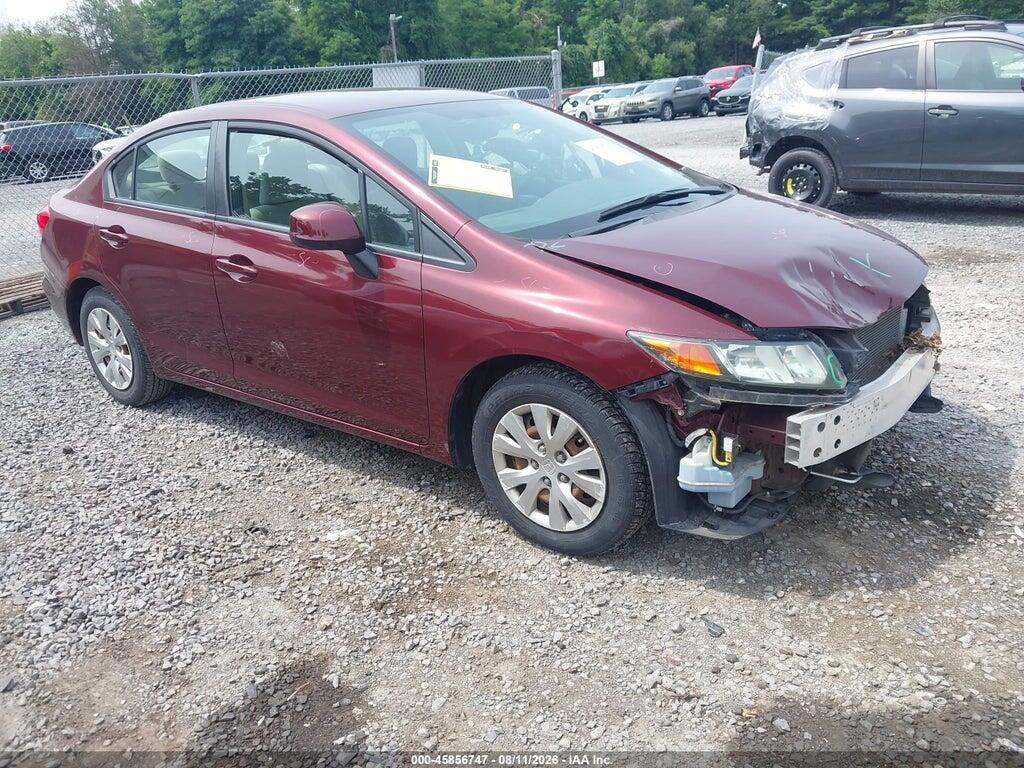 2HGFB2F57CH573255 2012 HONDA CIVIC photo no. 1