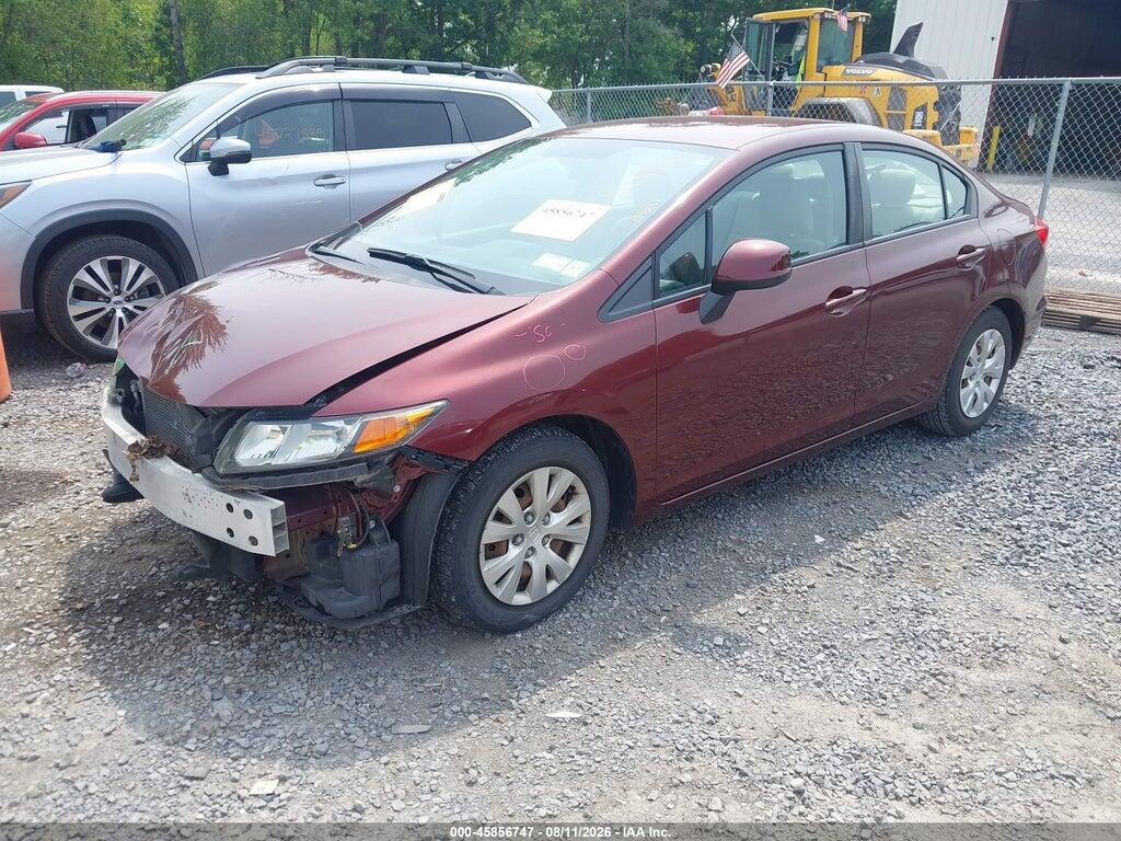2HGFB2F57CH573255 2012 HONDA CIVIC photo no. 2