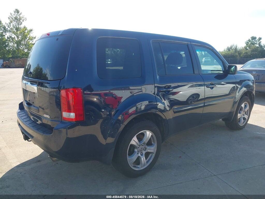 5FNYF4H49CB072059 2012 HONDA PILOT photo no. 4