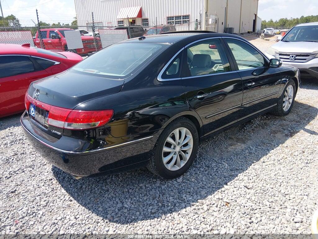KMHFC46F68A331932 2008 HYUNDAI AZERA photo no. 4