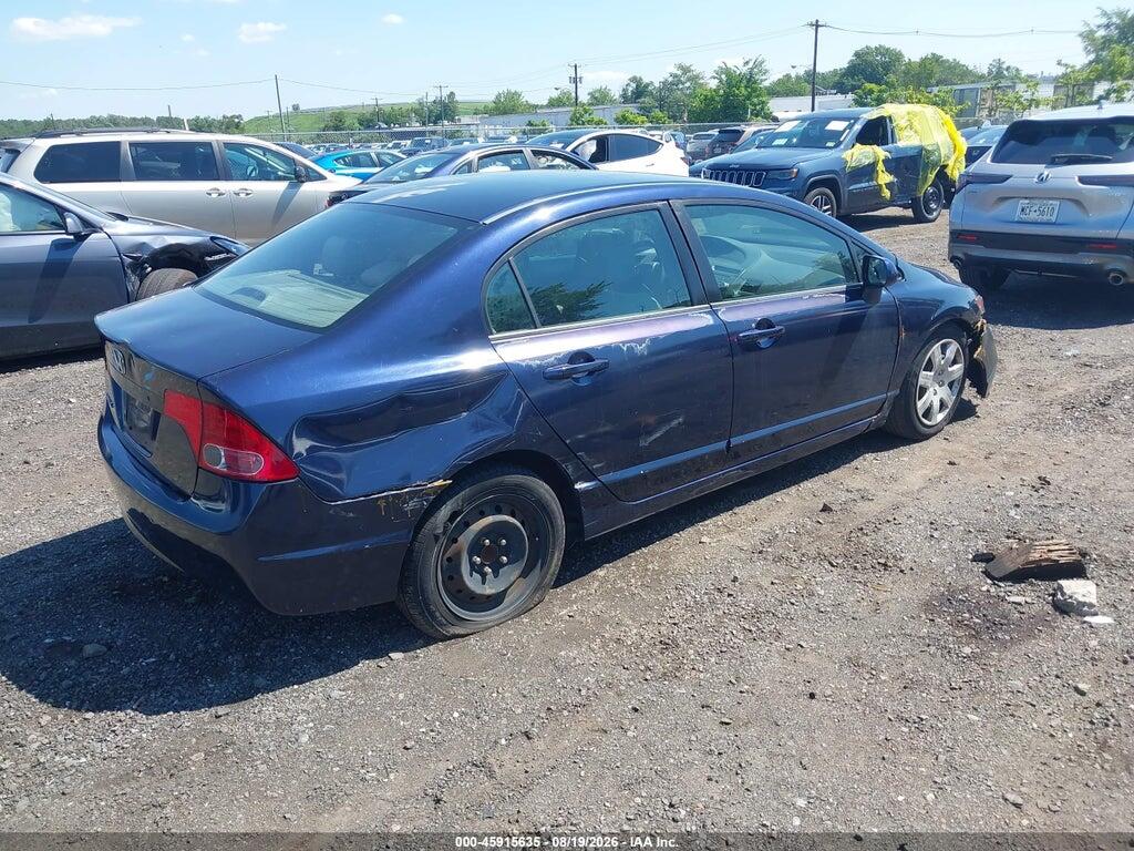 2HGFA16588H501596 2008 HONDA CIVIC photo no. 4