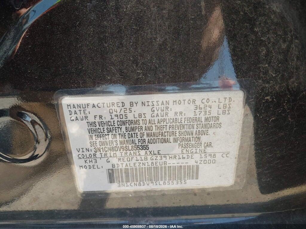 3N1CN8DV9SL855355 2025 NISSAN VERSA photo no. 9