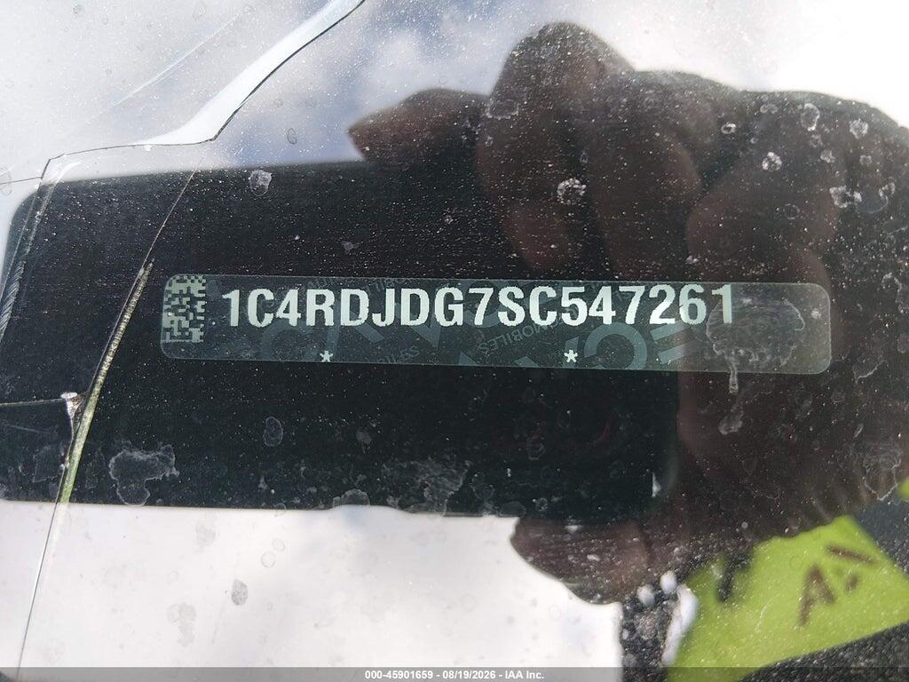 1C4RDJDG7SC547261 2025 DODGE DURANGO photo no. 9