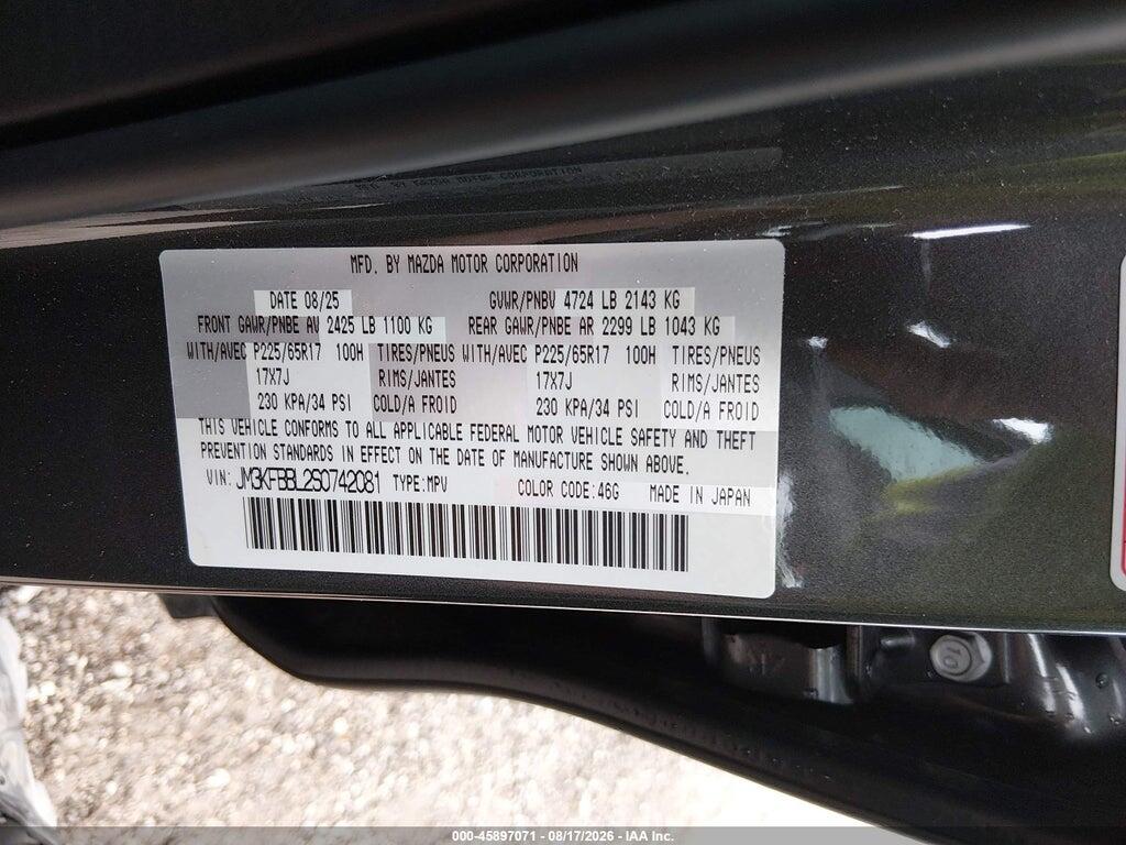 JM3KFBBL2S0742081 2025 MAZDA CX-5 photo no. 9