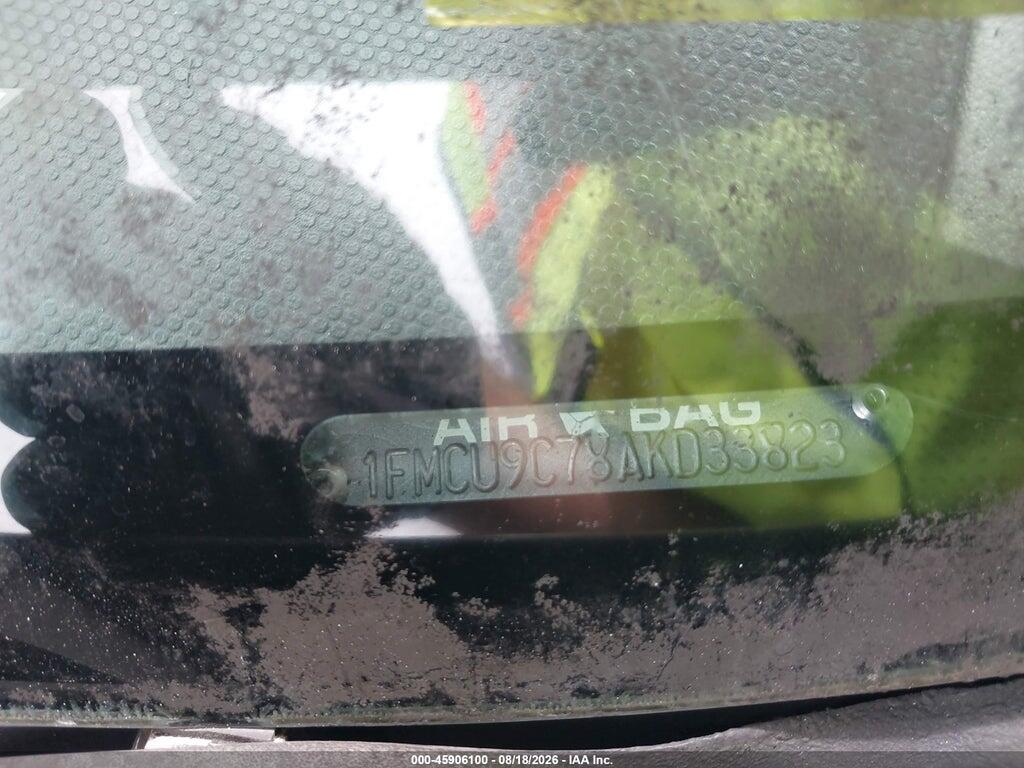 1FMCU9C78AKD33823 2010 FORD ESCAPE photo no. 9