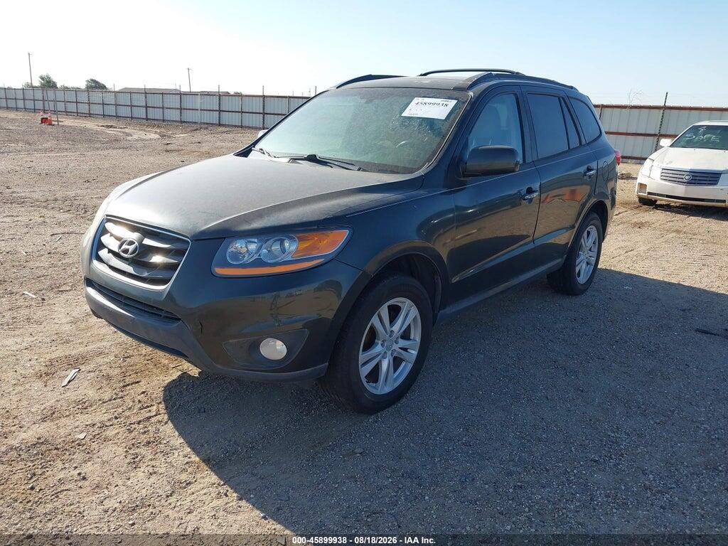 5NMSK4AG5AH354331 2010 HYUNDAI SANTA FE photo no. 2